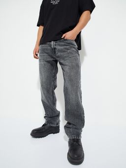 max - URB_N Men Grey Loose Fit Washed Jeans
