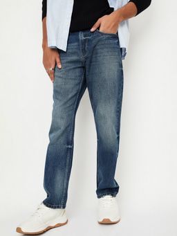 max - Men Blue Pure Cotton Jeans