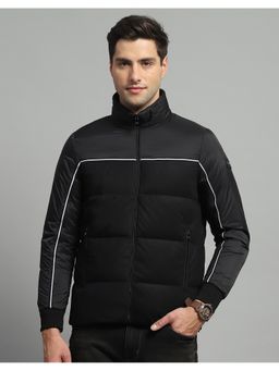 Monte Carlo - Men Black Regular Fit Full Sleeve Jacket