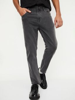 max - Men Grey Rinsed Straight Fit Jeans