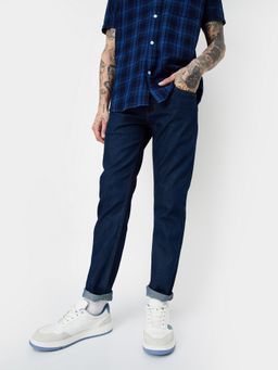 max - Men Washed Skinny Fit Blue Jeans