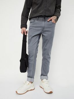 max - Men Skinny Fit Grey Jeans