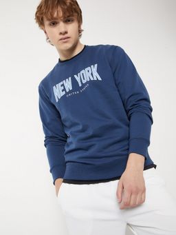 max - Men Blue Sweatshirt