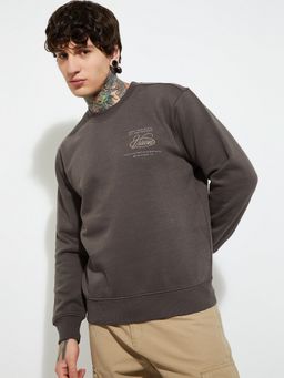 max - URB_N Men Grey Sweatshirt