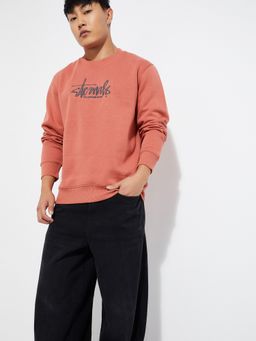 max - URB_N Men Orange Sweatshirt