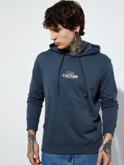 max - URB_N Men Blue Hoodie
