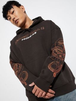 max - URB_N Men Dragon Ball Z Brown Hoodie
