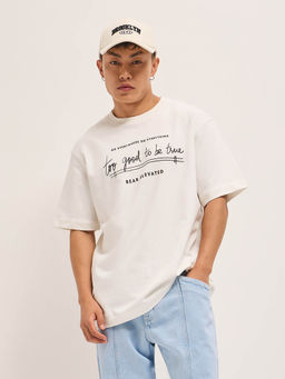 The Bear House - Shark Tank Limited Edition White Crew Tee