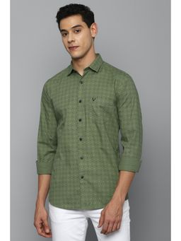 Allen Solly - Men Olive Full Sleeves Casual Shirt