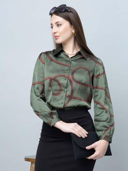 PURYS - Printed Satin Shirt