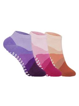 Mint & Oak - Wave Pilates Socks for Women (Pack of 3)