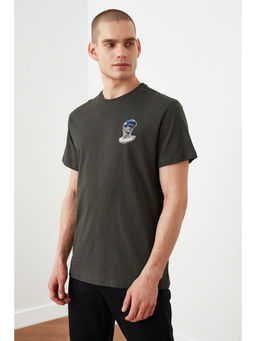 Trendyol - Man Khaki T-Shirt