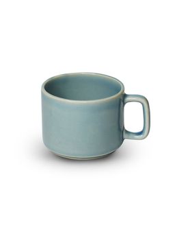 Yellow Marigold - Shibui Fluid Blue Mugs (Set of 4)
