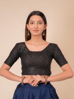 BINDIGASM'S ADVI - Leela Gathered Choli Stretchable Slip On Blouse