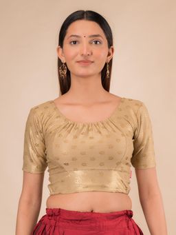 BINDIGASM'S ADVI - Leela Gathered Choli Stretchable Slip On Blouse