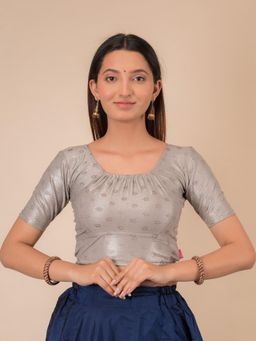 BINDIGASM'S ADVI - Leela Gathered Choli Stretchable Slip On Blouse