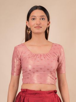 BINDIGASM'S ADVI - Leela Gathered Choli Stretchable Slip On Blouse