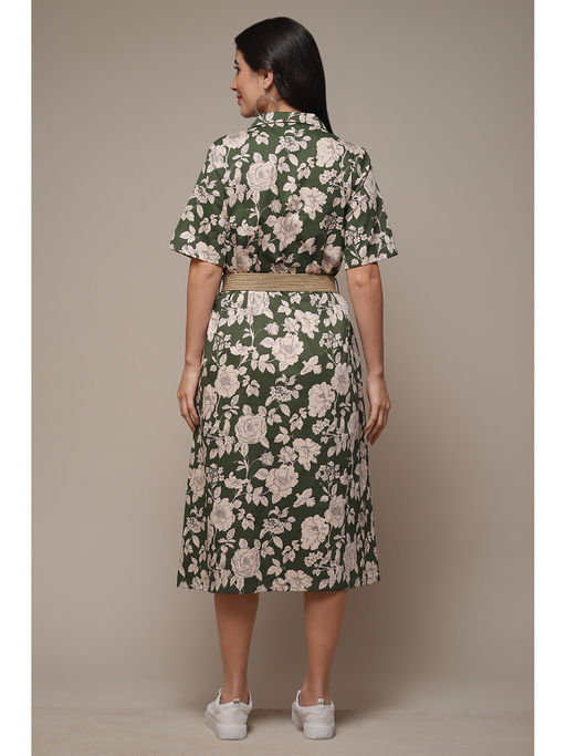 green emerald velvet dress Buy BIBA Women Printed Maxi Length Tired_Dress Mix and Match (Casual  Dresses2479_Green_36) at Amazon.in main image 1