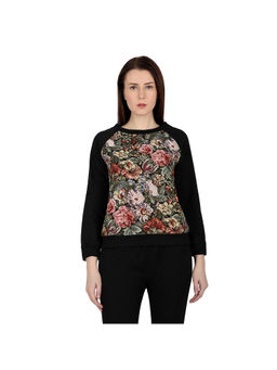 ASHTAG - Cotton Floral Multicolor Sweatshirt