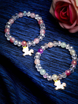 Stol'N - Crystal Bracelet - 2 Pcs Set - Multicolour