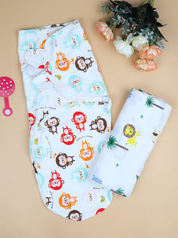 Moms Home - Muslin & Velcro Swaddle