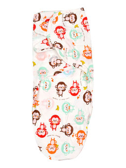 Moms Home - Baby Cotton Swaddle Adjustable Wrapper