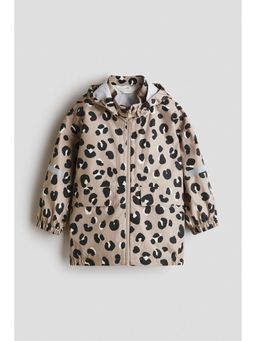 H&M - Unisex Beige 2.5-Layer Rain Jacket
