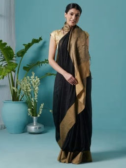 Fabindia - Silk Matka Woven Sari