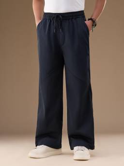 The Souled Store - Navy Blue Men Trousers