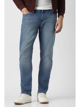 Peter England - Men Navy Dark Wash Jeans