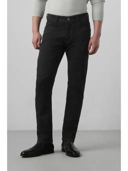 Peter England - Men Black Dark Wash Jeans
