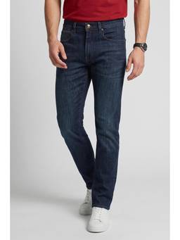 Peter England - Men Navy Mid Wash Jeans