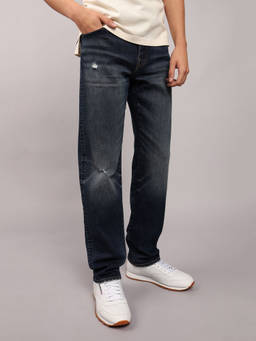 American Eagle - Navy Blue Air flex+ Original Straight Jeans