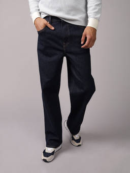 American Eagle - Navy Blue Easy flex +Tencel? Fibers Baggy Jeans