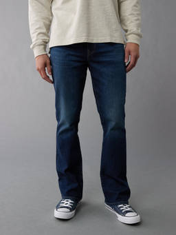 American Eagle - Navy Blue Air flex+ Slim Bootcut Jeans