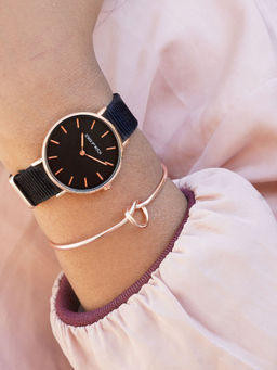 Joker and Witch - Joker & Witch The Dark Knot Watch Bracelet Stack For Women (Pack of 2) (JWBS344)