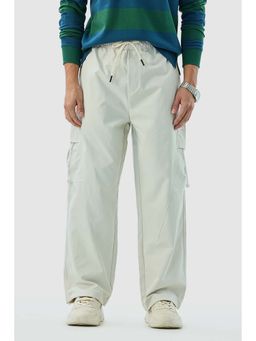 Snitch - Light Grey Solid Loose Casual Cargo