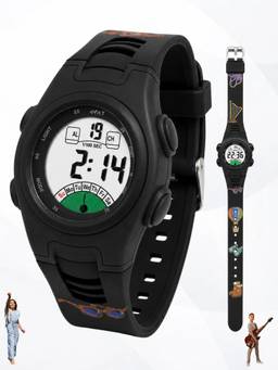 Spiky - Round Digital Sports Watch (3-12 Years)