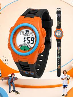 Spiky - Round Digital Sports Watch (3-12 Years)