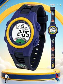 Spiky - Round Digital Sports Watch (3-12 Years)