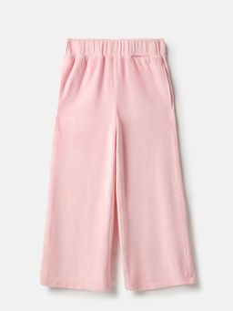 United Colors of Benetton - Pink Solid Velour Pant