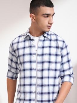 HIGHLANDER - Men Multi-Color Cotton Blend Checks Regular Fit Shirt