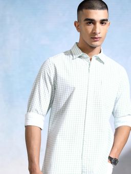 HIGHLANDER - Men Multi-Color Cotton Checks Slim Fit Shirt