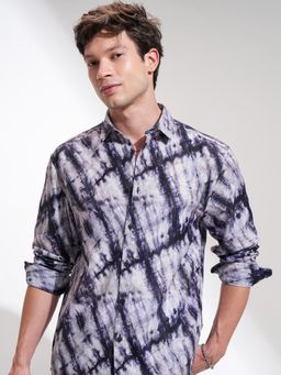 HIGHLANDER - Men Multi-Color Polyester Printed Relaxed Fit Shirt