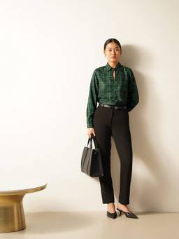 FABLE STREET - Checkered Green Shirt