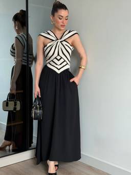 Trenbee - Gemma Luxe Black Dress