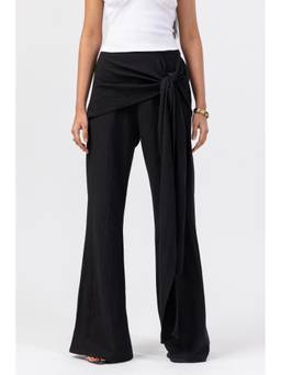 PAST MODERN - Scarf Wrap Black Pant