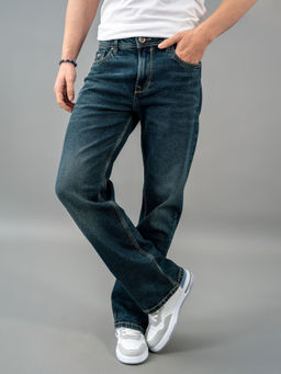 ROOKIES - Blue 5 Pocket Straight Fit Jeans