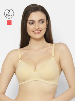 Floret - Wirefree Padded Seamless Bra - Multi-Color