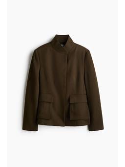 H&M - Women Olive Cargo-Style Blazer